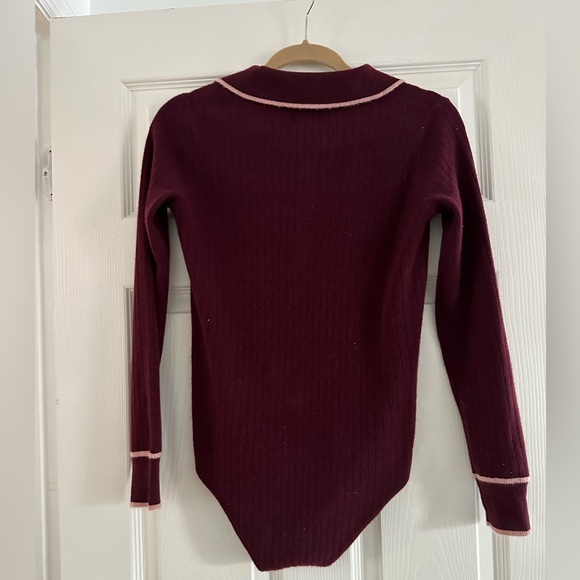 MADELINE THOMPSON SAGITTA CASHMERE BODYSUIT FROM MADELINE THOMPSON - Picture 3 of 5